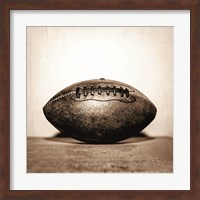 Framed Vintage Football
