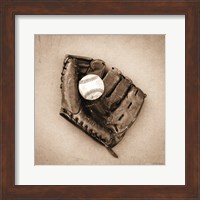 Framed Vintage Baseball