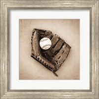 Framed Vintage Baseball
