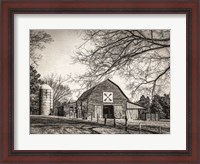 Framed At Home in the Barn