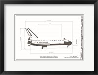 Discovery Starboard Elevation Framed Print