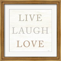 Framed Live, Laugh, Love