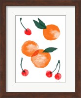 Framed California Fruit