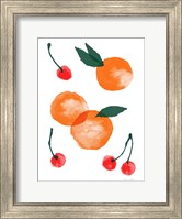 Framed California Fruit