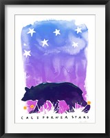 Framed California Stars