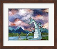 Framed Francis The Dragon