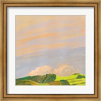 Framed Hills and Clouds
