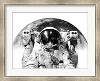 Framed Modern Astronaut No. 2