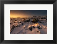 Framed Snowy Landscape