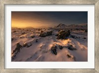 Framed Snowy Landscape