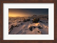 Framed Snowy Landscape