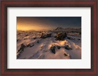 Framed Snowy Landscape