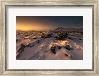 Framed Snowy Landscape