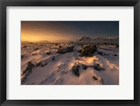 Framed Snowy Landscape