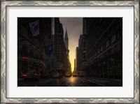 Framed Manhattan Street