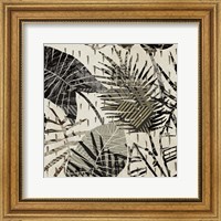 Framed Grey Palms I