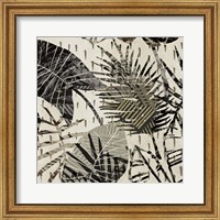 Framed Grey Palms I