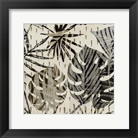 Framed Grey Palms II