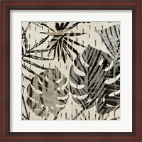 Framed Grey Palms II