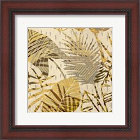 Framed Palm Festoon Gold I