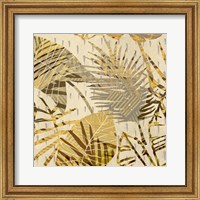 Framed Palm Festoon Gold I