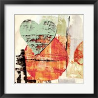 Framed Pop Love #1 (Heart+Sun)