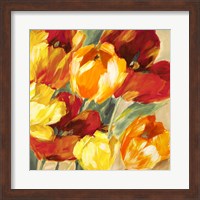 Framed 'Tulips in the Sun II' border=