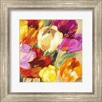 Framed Colorful Tulips II