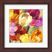 Framed 'Colorful Tulips II' border=