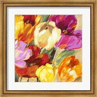 Framed Colorful Tulips II