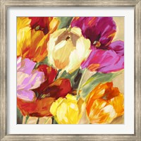 Framed Colorful Tulips II