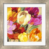 Framed 'Colorful Tulips II' border=