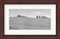 Framed Strada del Brunello, Tuscany (BW)