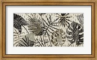 Framed Grey Palms