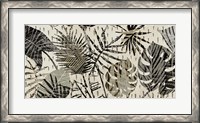 Framed Grey Palms