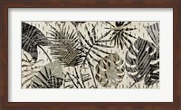 Framed Grey Palms