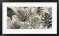 Framed Grey Palms