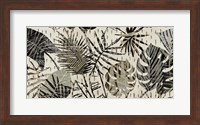Framed Grey Palms