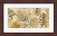 Framed Golden Palms