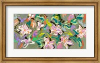 Framed Waterlilies Parade