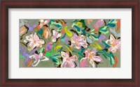 Framed Waterlilies Parade