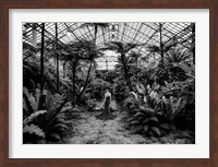 Framed Unconventional Womenscape #2, Jardin d'Hiver (BW)