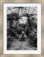Framed Unconventional Womenscape #2, Jardin d'Hiver, detail (BW)