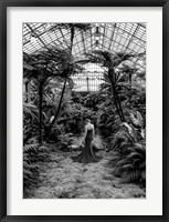 Framed Unconventional Womenscape #2, Jardin d'Hiver, detail (BW)