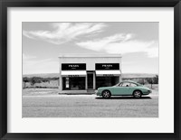 Framed Marfa, Texas (BW)