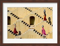 Framed Stepwell in Jaipur, India