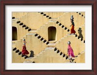 Framed Stepwell in Jaipur, India