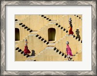 Framed Stepwell in Jaipur, India