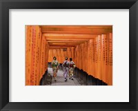 Framed Fushimi Inari Shrine, Kyoto