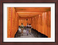 Framed Fushimi Inari Shrine, Kyoto